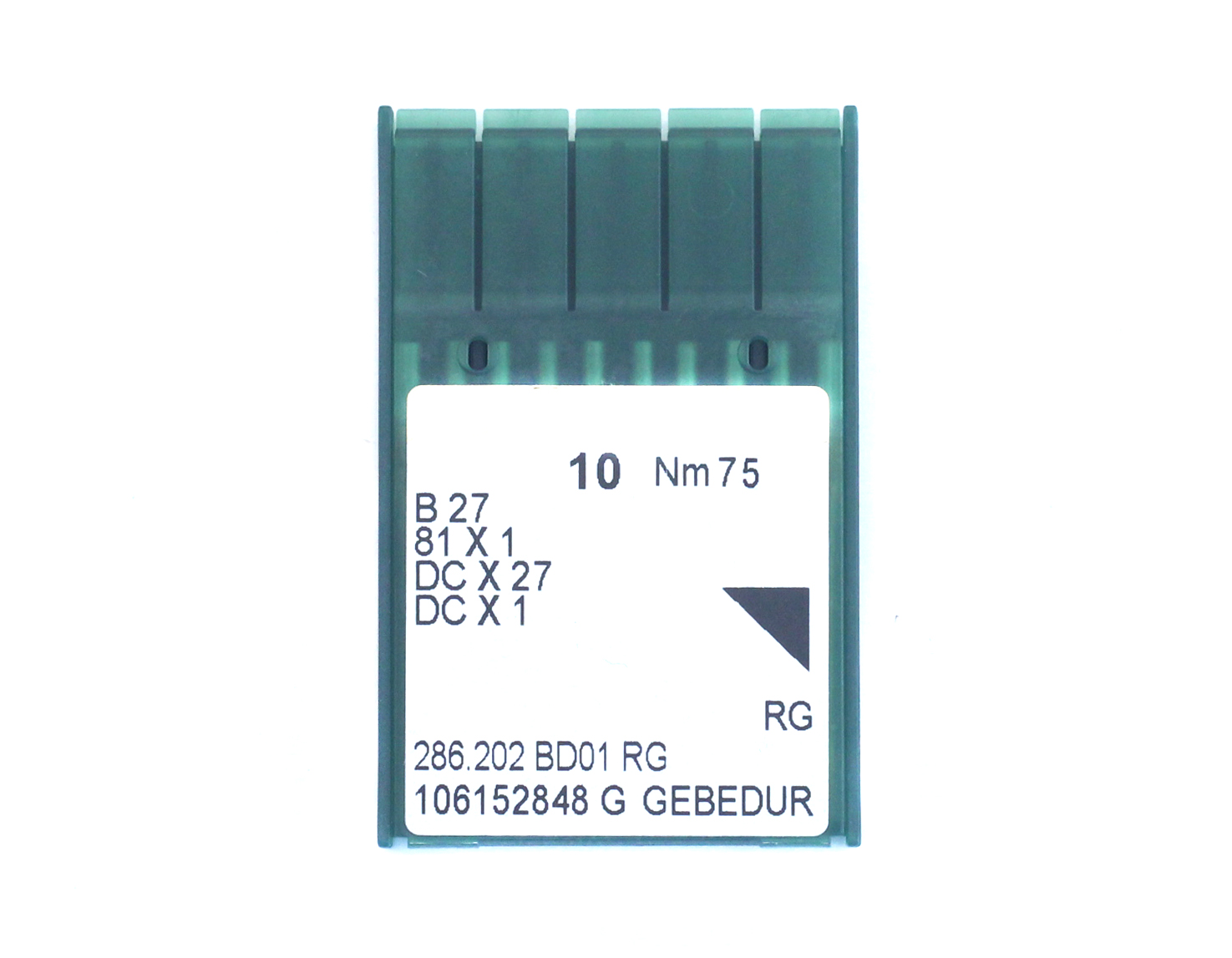 B27GEBEDURX75 GROZ BECKERT PACK OF 10 NEEDLES