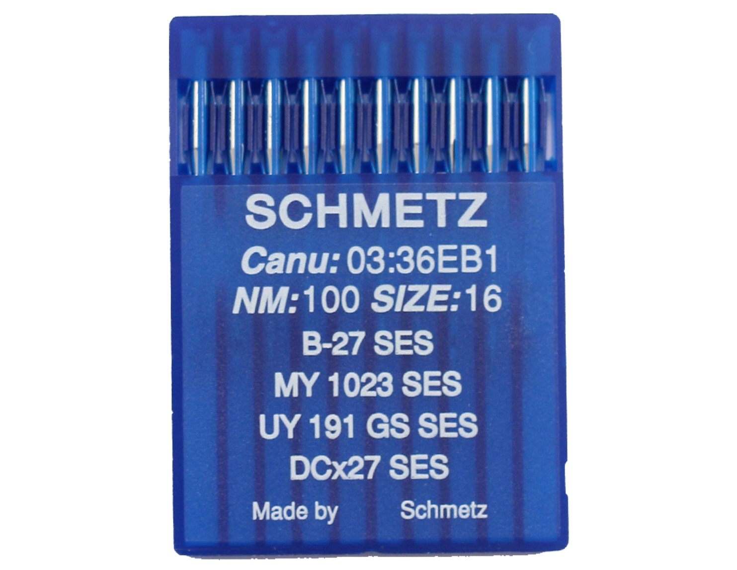 B27SES SIZE 100 PACK OF 10 NEEDLES SCHMETZ