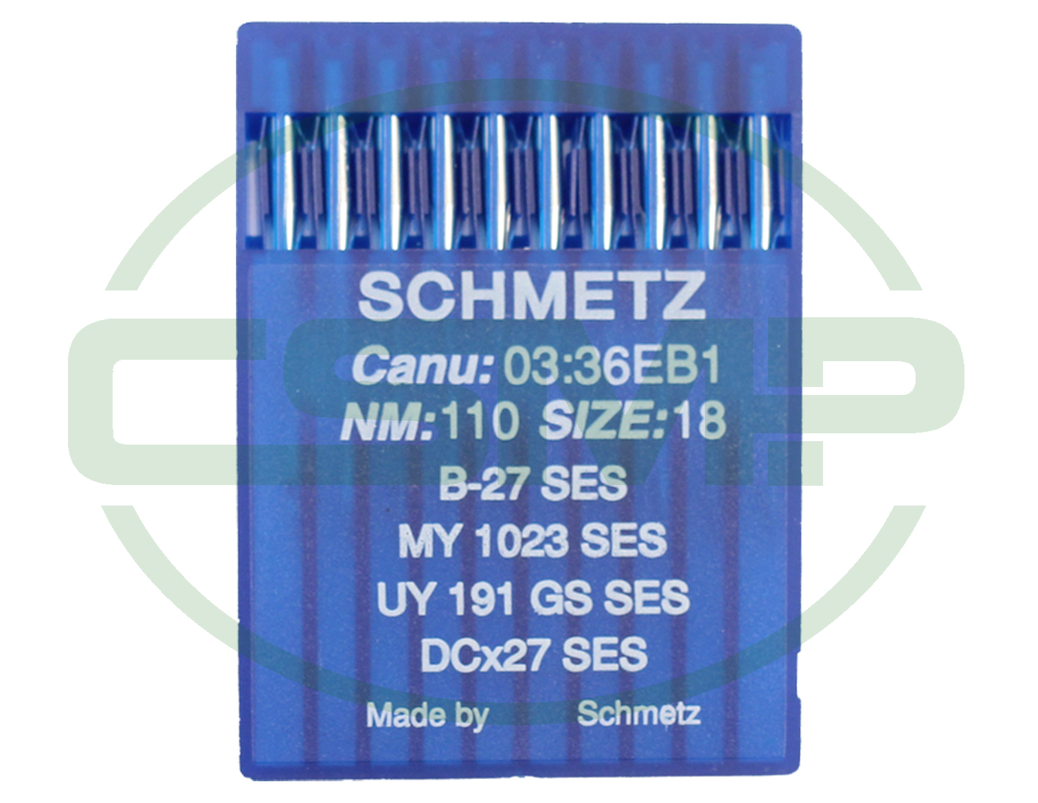 B27SES SIZE 110 PACK OF 10 NEEDLES SCHMETZ