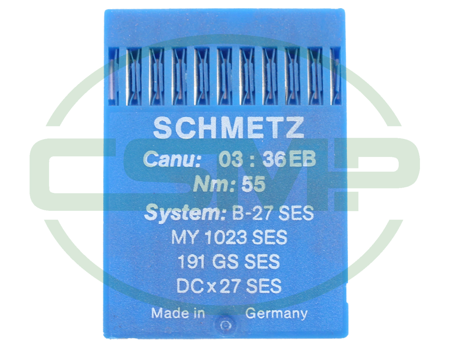 B27SES SIZE 55 PACK OF 10 NEEDLES SCHMETZ