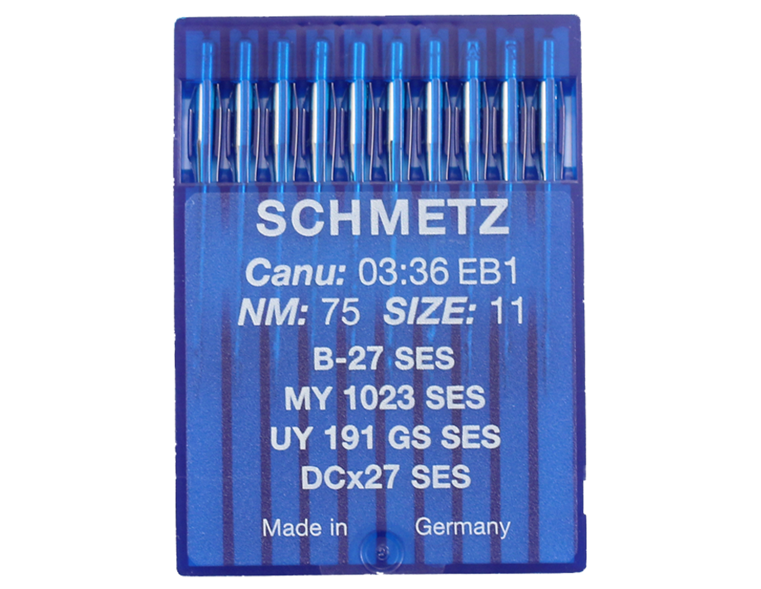 B27SES SIZE 75 PACK OF 10 NEEDLES SCHMETZ