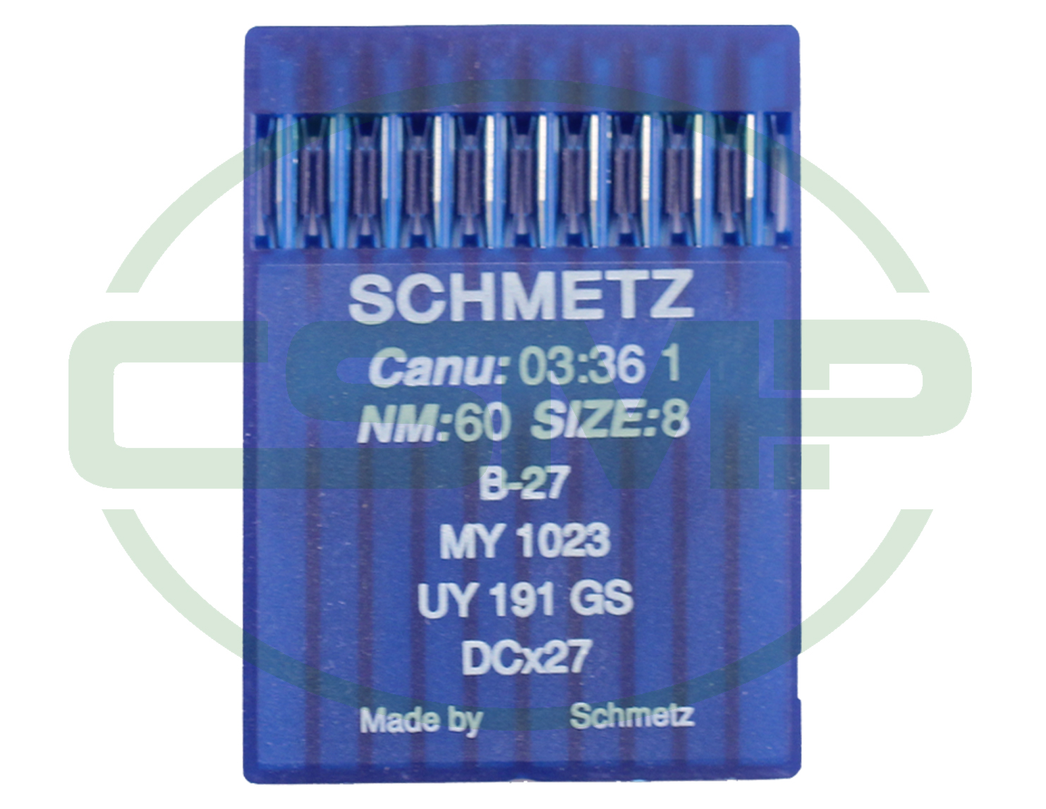B27 SIZE 60 PACK OF 10 NEEDLES SCHMETZ