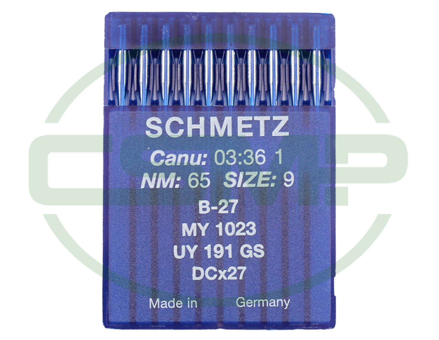 B27 SIZE 65 PACK OF 10 NEEDLES SCHMETZ
