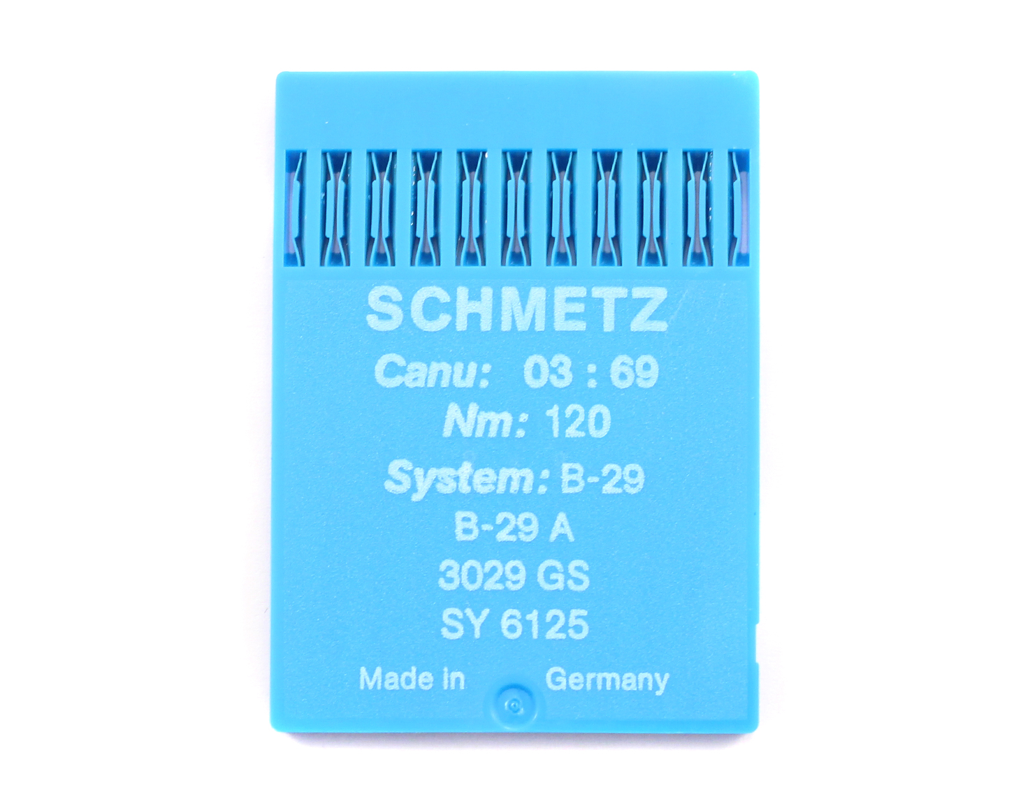 B29 SIZE 120 PACK OF 10 NEEDLES SCHMETZ