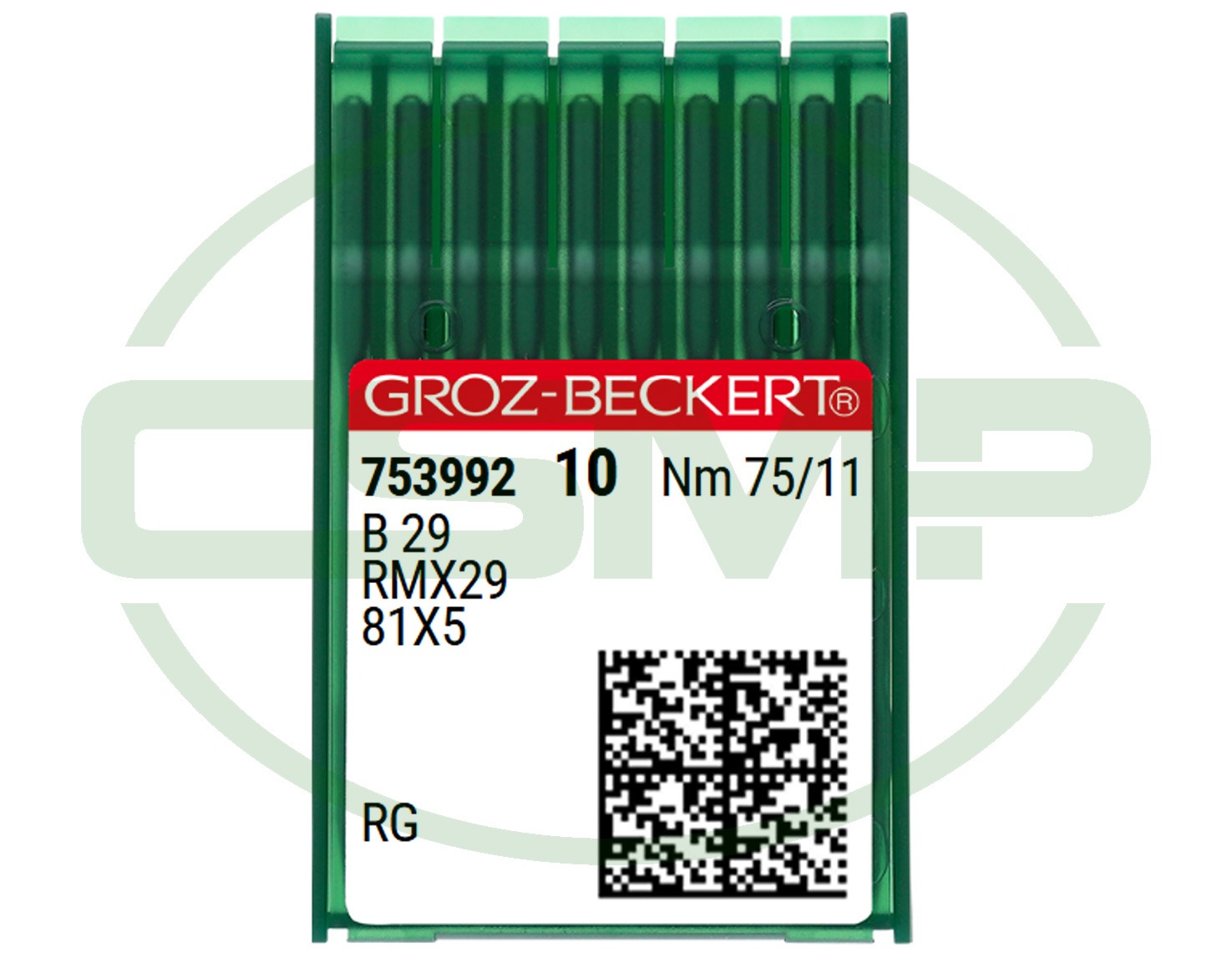 B29 SIZE 75 PACK OF 10 NEEDLES GROZ BECKERT