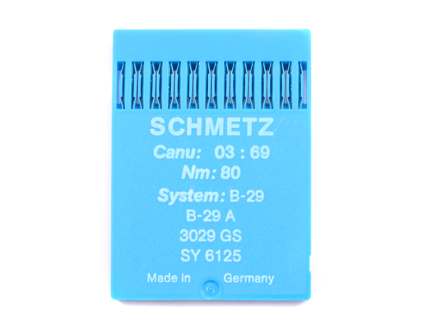 B29 SIZE 80 PACK OF 10 NEEDLES SCHMETZ