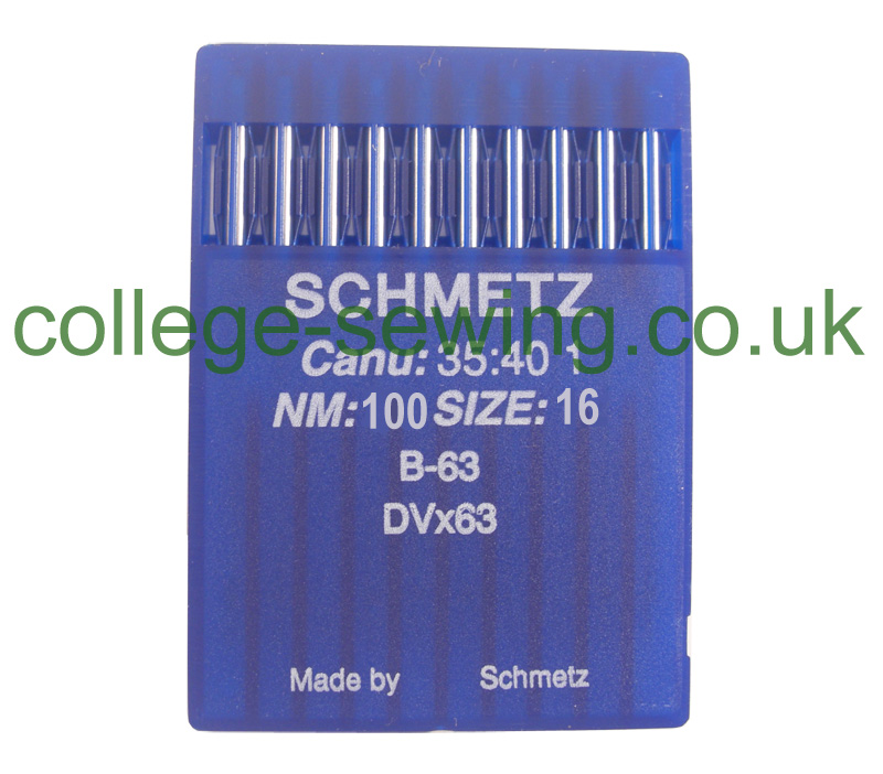 B63 SIZE 100 PACK OF 10 NEEDLES SCHMETZ