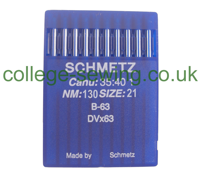 B63 SIZE 130 PACK OF 10 NEEDLES SCHMETZ