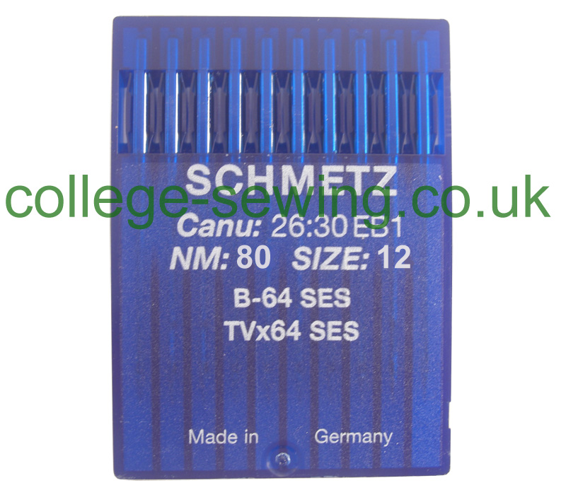 B64SES SIZE 80 PACK OF 10 NEEDLES SCHMETZ