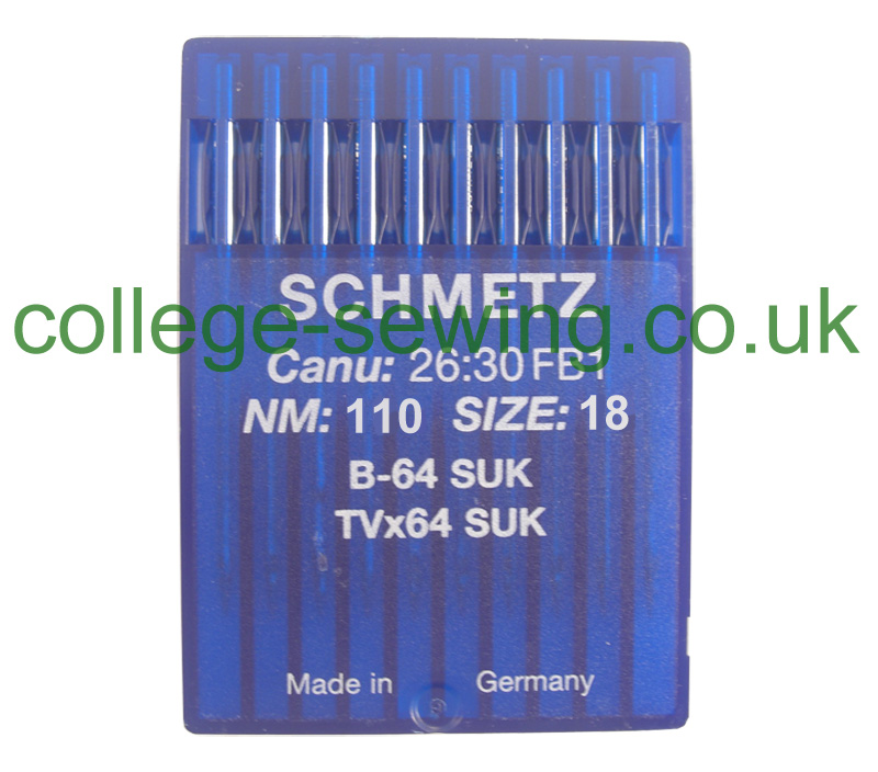 B64SUK SIZE 110 PACK OF 10 NEEDLES SCHMETZ