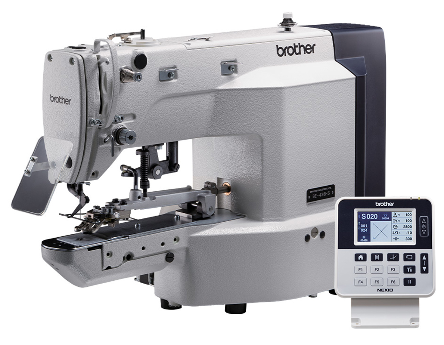 BROTHER BE-438HS HEAD ONLY LOCKSTITCH BUTTON SEWING MACHINE