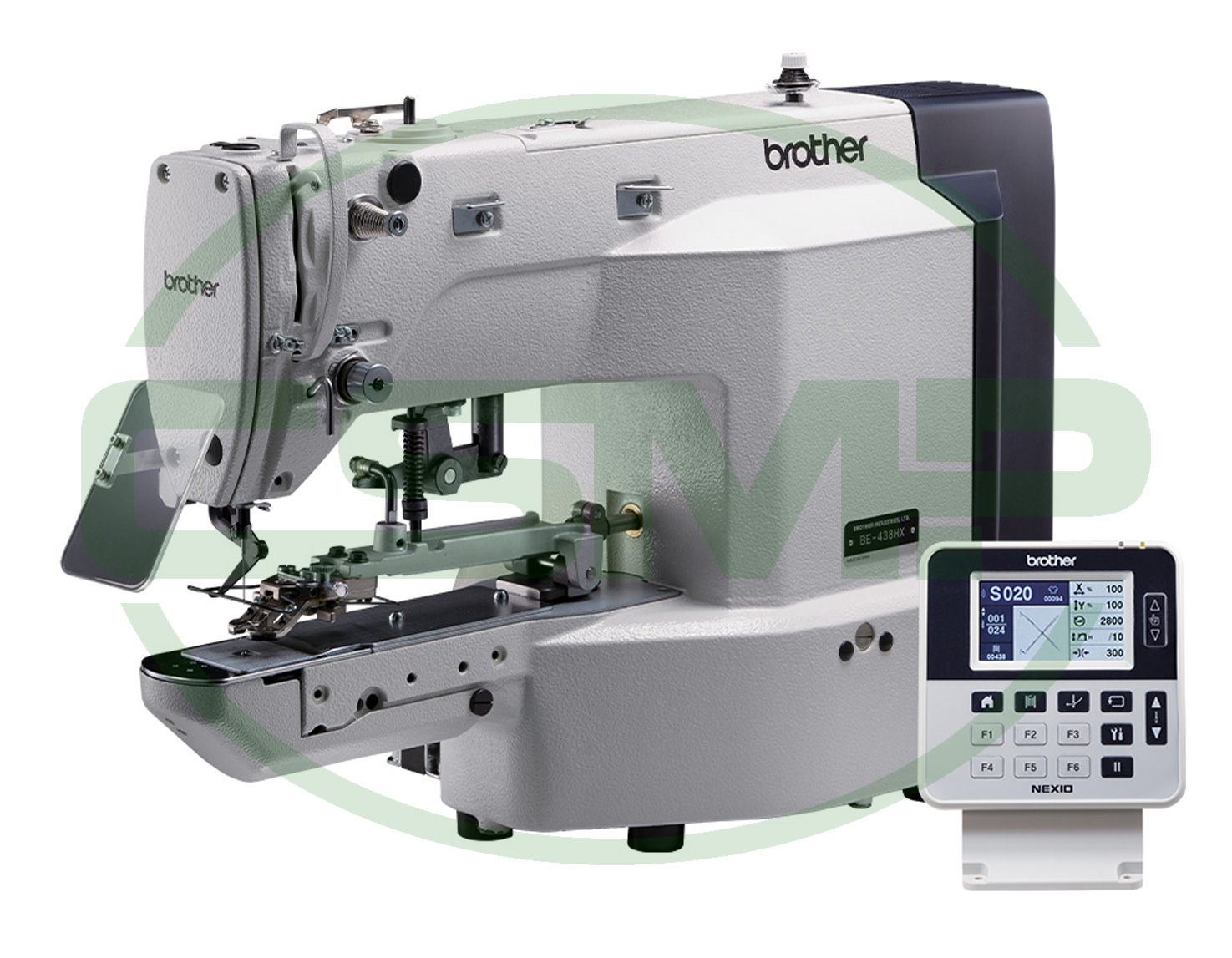 BROTHER BE-438HX DIGITAL TENSION HEAD ONLY BUTTON SEWING MACHINE