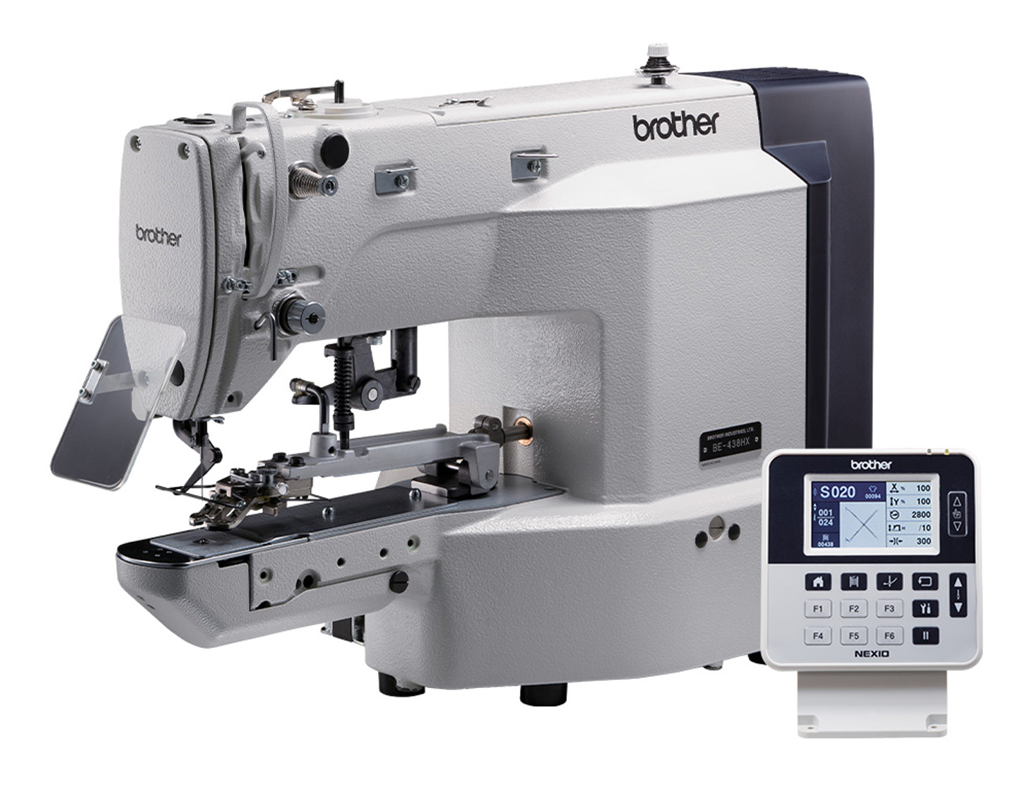 BROTHER BE-438HX DIGITAL TENSION HEAD ONLY BUTTON SEWING MACHINE