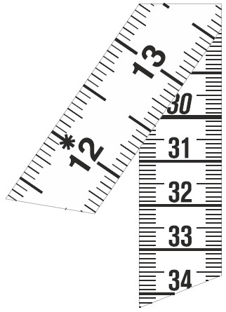CS-19/DS 60" TAPE MEASURE BOXED CM/INCH