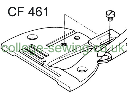 CF461 PFAFF 463/467 BINDER NEEDLE PLATE - CLEARANCE PRICE