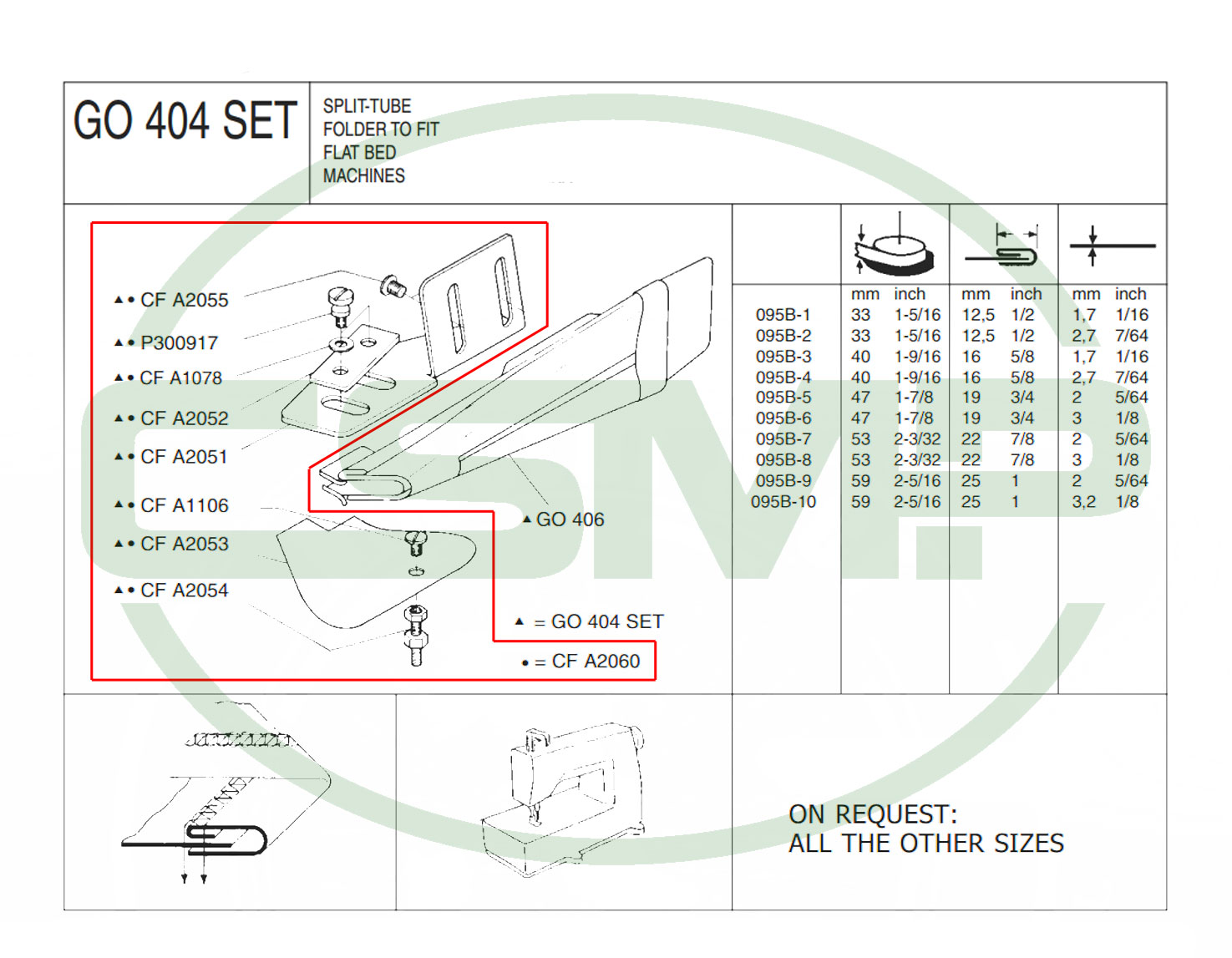 CF-A2060 COMPLETE BRACKET FOR G0405 - CLEARANCE PRICE