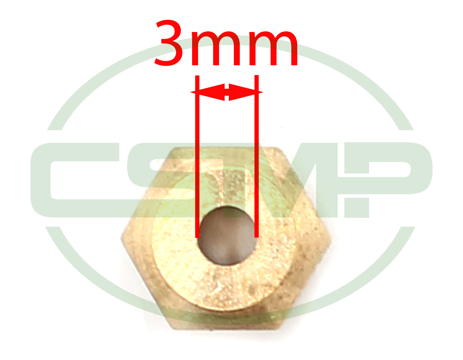 CFI2-37 3mm LOWER NEEDLE BUSHING DAYANG CFI-2 CLOTH DRILL