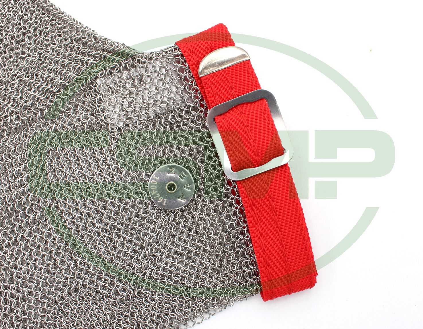 ZEVA 5 FINGER CHAINMAIL GLOVE RED MEDIUM
