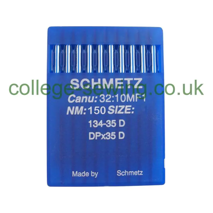 134-35D SIZE 150 PACK OF 10 NEEDLES SCHMETZ 134-35D SIZE 150 PACK OF 10 NEEDLES SCHMETZ