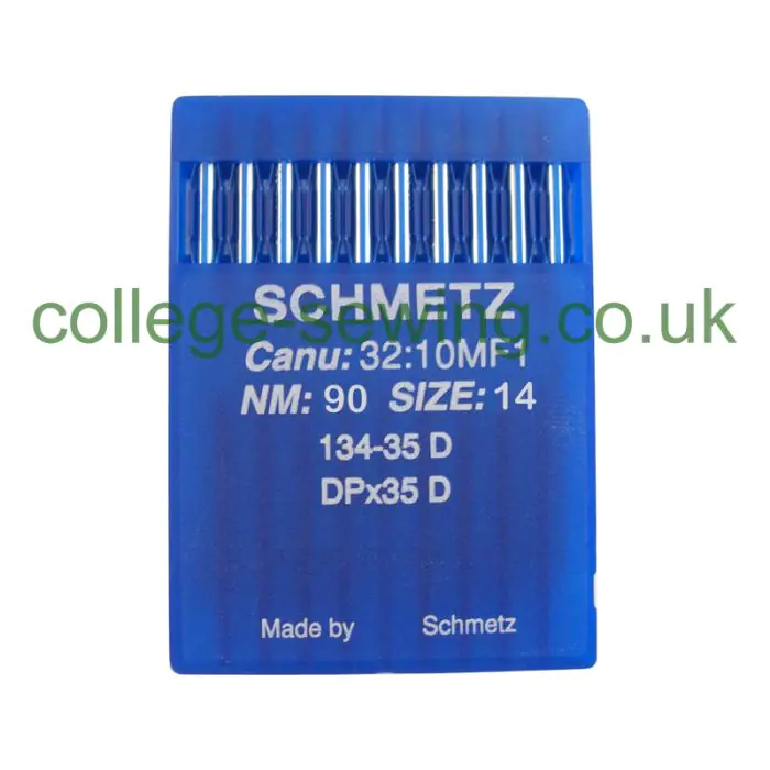 134-35D SIZE 90 PACK OF 10 NEEDLES SCHMETZ 134-35D SIZE 90 PACK OF 10 NEEDLES SCHMETZ