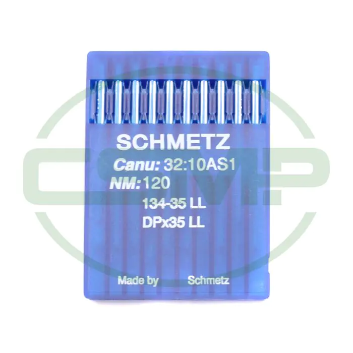 134-35LL SIZE 120 PACK OF 10 NEEDLES SCHMETZ 134-35LL SIZE 120 PACK OF 10 NEEDLES SCHMETZ