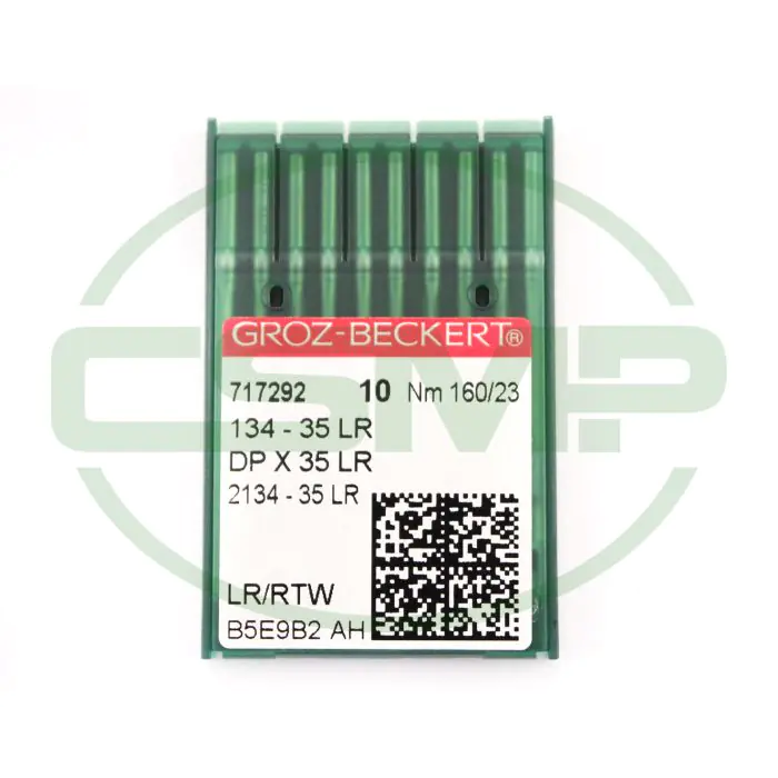 134-35LR SIZE 160 PACK OF 10 NEEDLES GROZ BECKERT 134-35LR SIZE 160 PACK OF 10 NEEDLES GROZ BECKERT