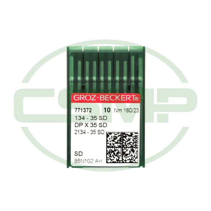 134-35SD1 SIZE 160 PACK OF 10 NEEDLES GROZ BECKERT 134-35SD1 SIZE 160 PACK OF 10 NEEDLES GROZ BECKERT