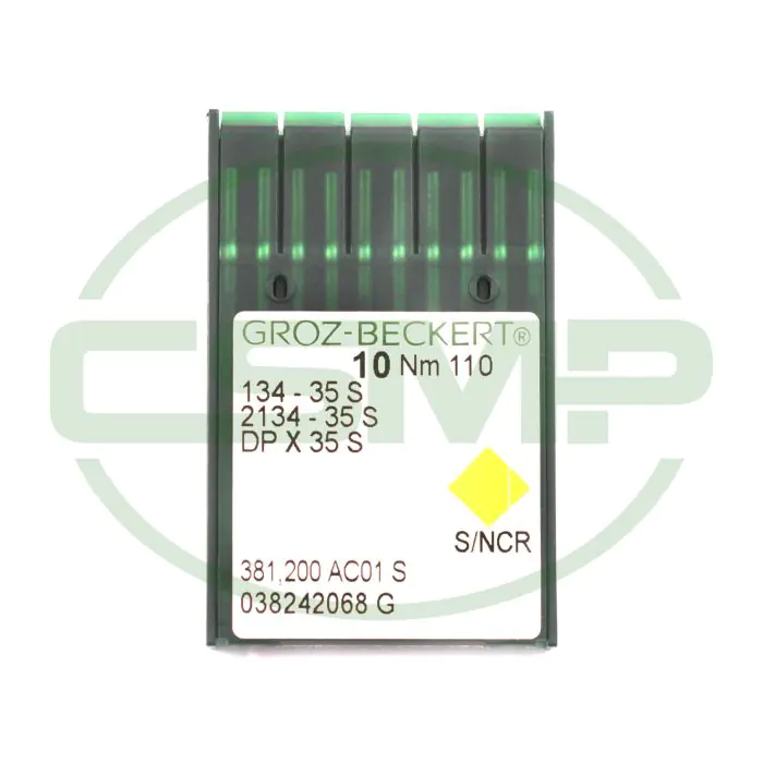 134-35S SIZE 110 PACK OF 10 NEEDLES GROZ BECKERT 134-35S SIZE 110 PACK OF 10 NEEDLES GROZ BECKERT