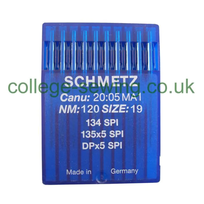 134 SPI SIZE 120 PACK OF 10 NEEDLES SCHMETZ