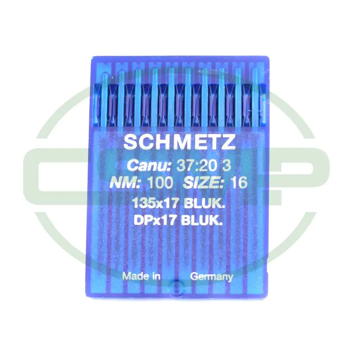 135X17BLUK SIZE 100 PACK OF 10 NEEDLES SCHMETZ SCHMETZ DISCONTINUED 135X17BLUK SIZE 100 PACK OF 10 NEEDLES SCHMETZ SCHMETZ DISCONTINUED