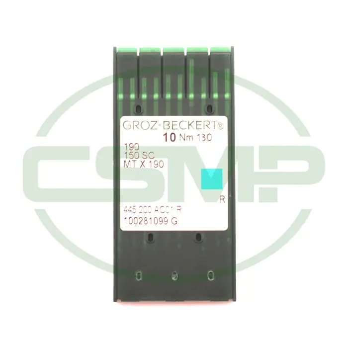 190R SIZE 130 PACK OF 10 NEEDLES GROZ BECKERT 190R SIZE 130 PACK OF 10 NEEDLES GROZ BECKERT
