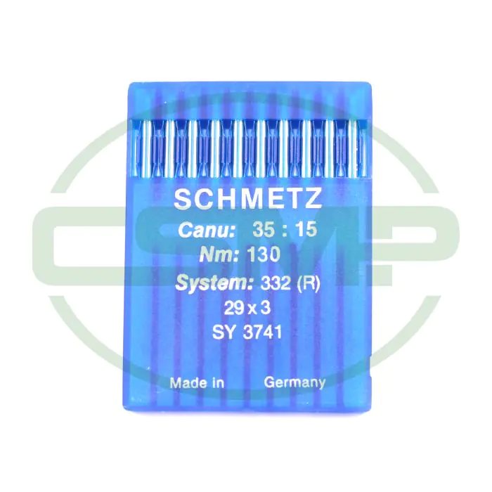 29 X 3 SIZE 130 PACK OF 10 NEEDLES SCHMETZ 29 X 3 SIZE 130 PACK OF 10 NEEDLES SCHMETZ