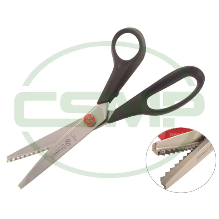 665 8-1/2" PINKING SHEARS MUNDIAL RED DOT 665 8-1/2" PINKING SHEARS MUNDIAL RED DOT