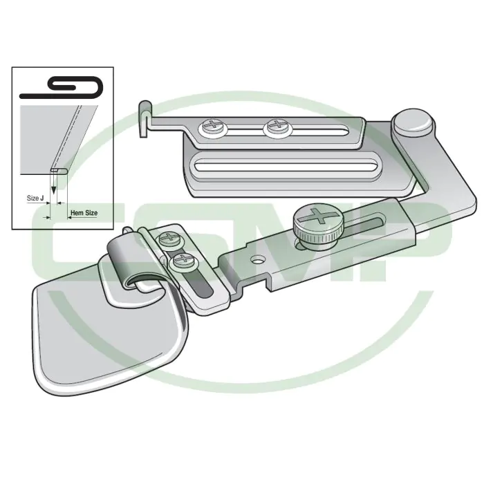 A11SX15MM J TYPE SWING HEMMER SUISEI