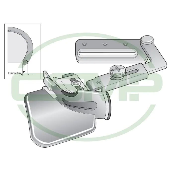 A1SX24-6.0MM DOUBLE FOLD BIAS BINDER SUISEI