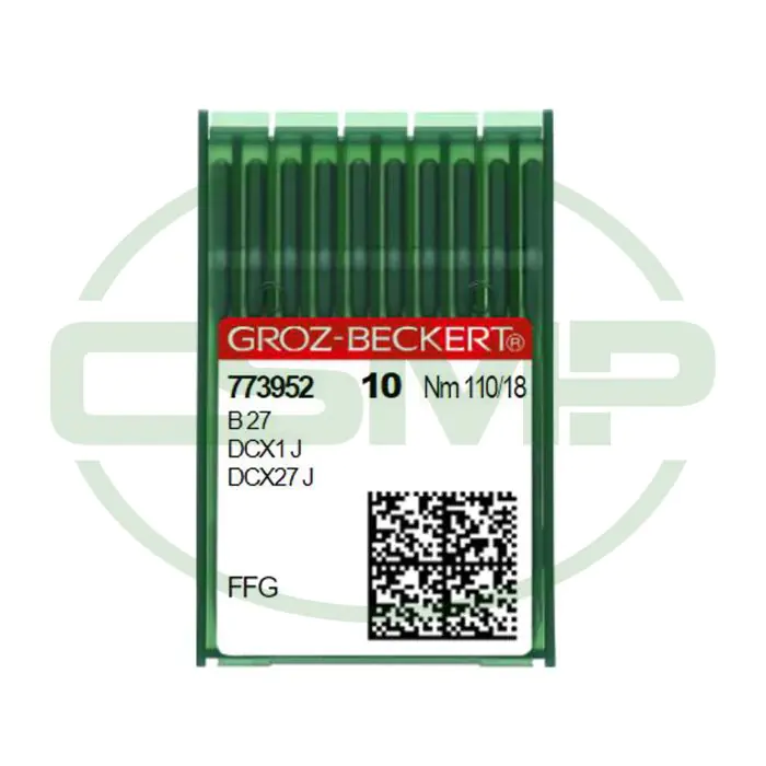B27FFG (SES) SIZE 110 GROZ BECKERT PACK OF 10 NEEDLES B27FFG (SES) SIZE 110 GROZ BECKERT PACK OF 10 NEEDLES
