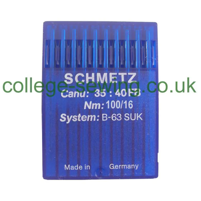 B63SUK SIZE 100 PACK OF 10 NEEDLES B63SUK SIZE 100 PACK OF 10 NEEDLES