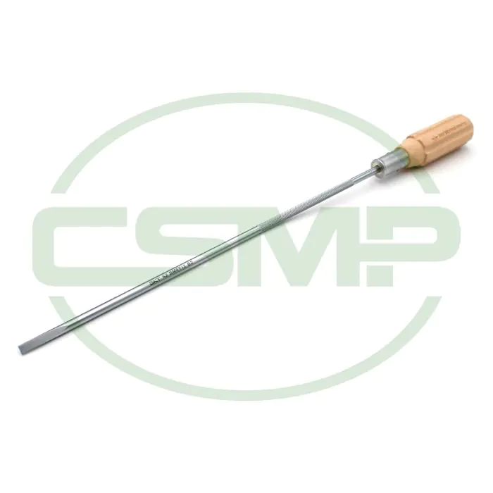 BM6Y12 12" WOODED HANDLE SCREW DRIVER WITH 6MM TIP