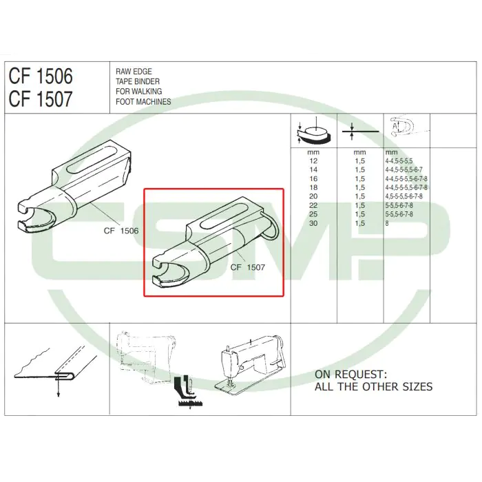 CF1507 18mm X 5.5mm SHELL BINDER