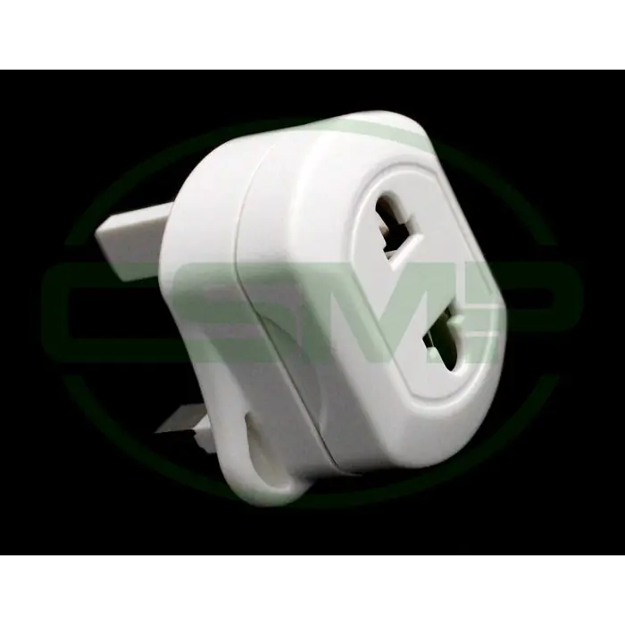 EU ADAPTOR PLUG EU TO UK 3 PIN PLUG