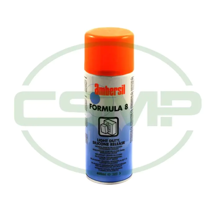 FORMULA 8 RELEASE AGENT AMBERSIL 400ml CLEARANCE PRICE FORMULA 8 RELEASE AGENT AMBERSIL 400ml CLEARANCE PRICE