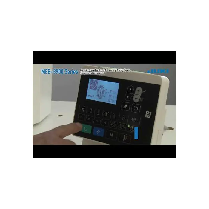 JUKI MEB-3900J-01AA1 JEANS EYELET BUTTON HOLE MACHINE