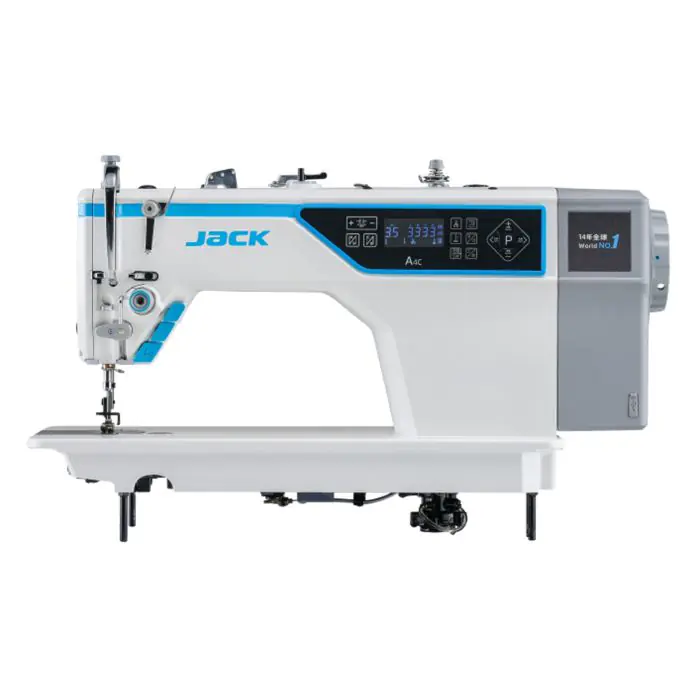 JACK A4C-C COMPUTERISED LOCKSTITCH MACHINE WITH ELECTRONIC CONTROL STITCH LENGTH