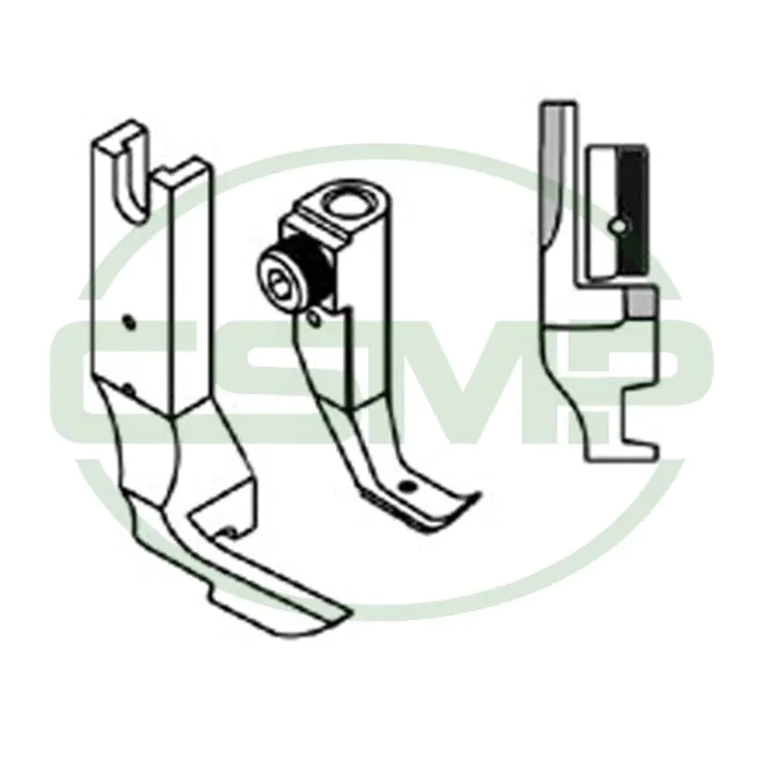 KH269PSLX5 PIPING FOOT SET ADLER 167 INCLUDING INNER AND OUTER FOOT KH269PSLX5 PIPING FOOT SET ADLER 167 INCLUDING INNER AND OUTER FOOT