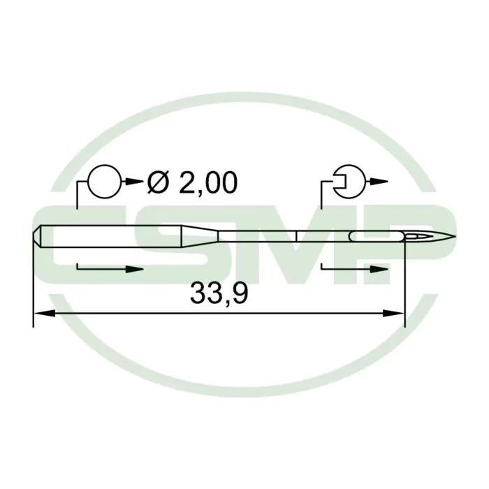 134 PCR SIZE 110 PACK OF 10 NEEDLES SCHMETZ