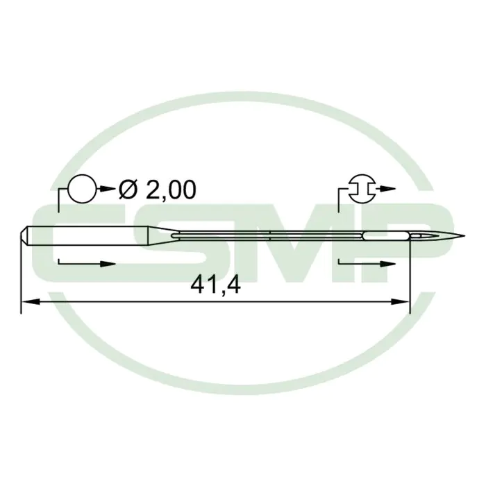 149X5 SAN6 GEBEDUR SIZE 130 PACK OF 10 NEEDLES GB