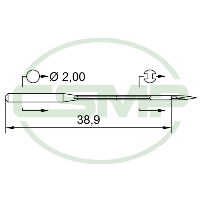 UY128GAS FFG SES SIZE 75 GROZ BECKERT PACK OF 10 NEEDLES