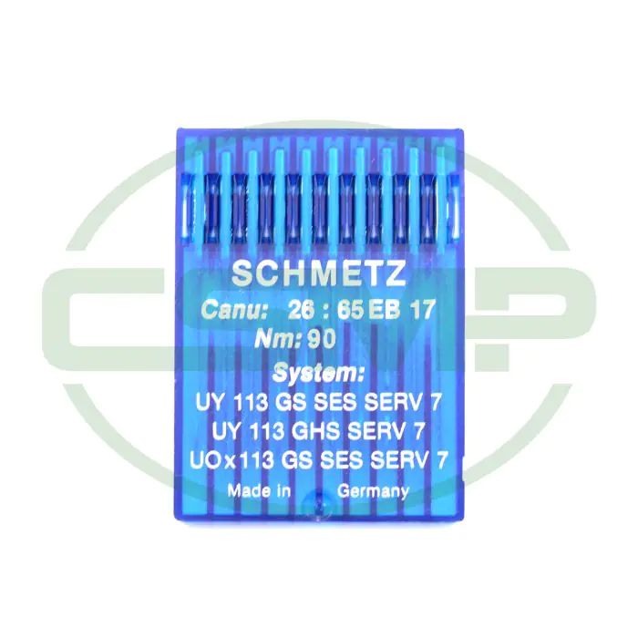 UY113GS SES SERV7 SIZE 90 PACK OF 10 NEEDLES SCHMETZ UY113GS SES SERV7 SIZE 90 PACK OF 10 NEEDLES SCHMETZ