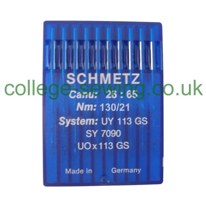 UY113GS SIZE 130 PACK OF 10 NEEDLES SCHMETZ UY113GS SIZE 130 PACK OF 10 NEEDLES SCHMETZ
