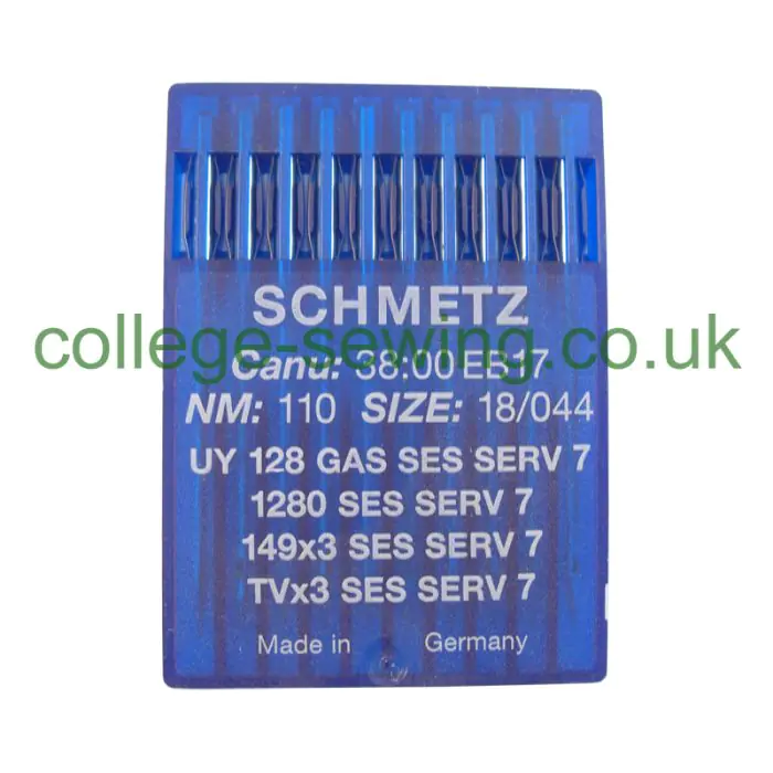 UY128GASSESSERV7 SIZE 110 PACK OF 10 NEEDLES SCHMETZ UY128GASSESSERV7 SIZE 110 PACK OF 10 NEEDLES SCHMETZ